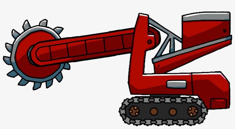 Png Library Download Bucket Wheel Excavator Scribblenauts - Bucket Wheel Excavator Clipart, transparent png download