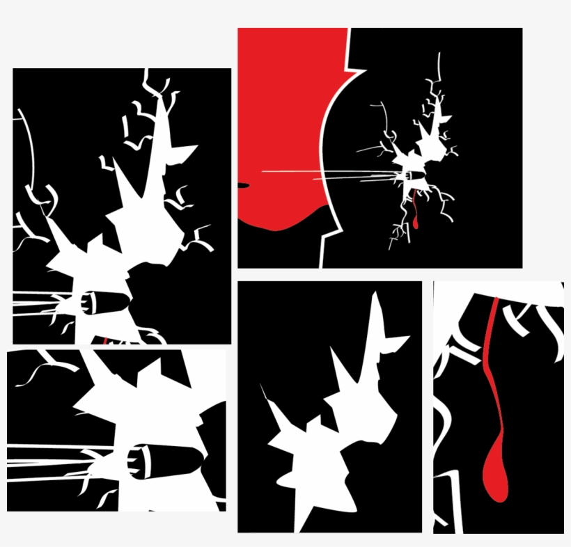 The Crack Was Made By First Using The Pen Tool To Create - Graphic Design, transparent png download