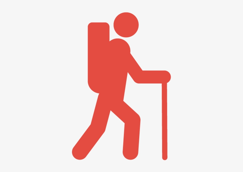 004-hiking - Boy Scout Silhouette Png, transparent png download