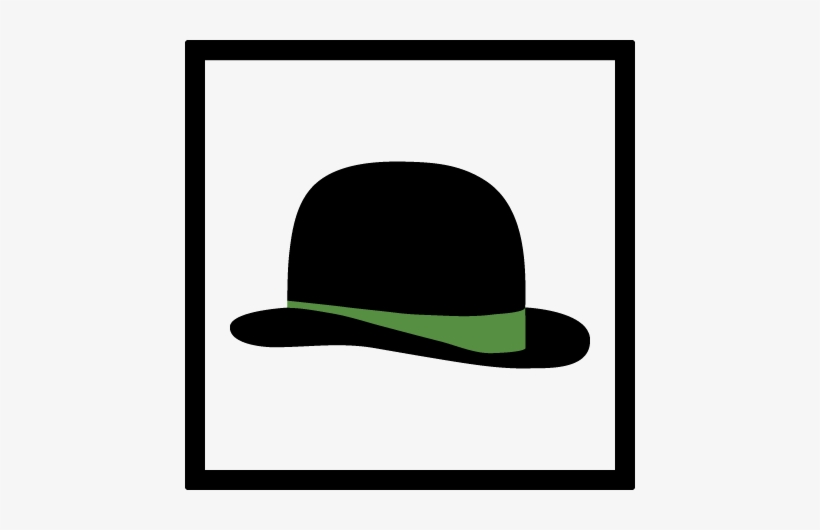 Bowler Hat Comics - Fedora, transparent png download