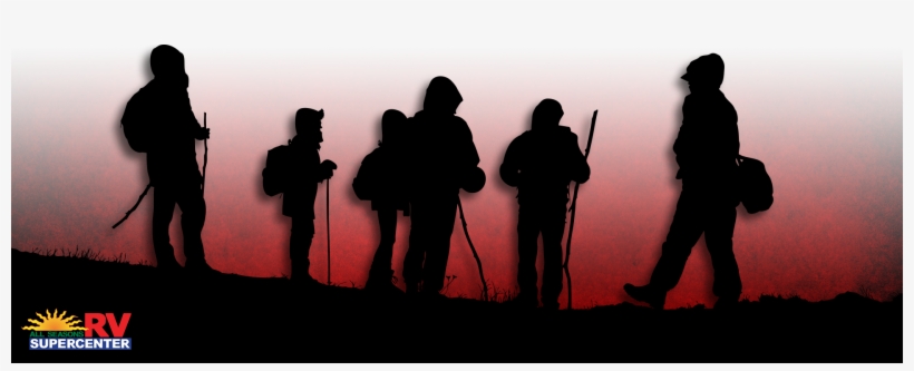 Heading Out Hiking Allows You To Explore Nature In - Silhouette, transparent png download