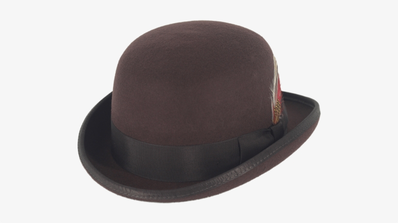 Brown Wool Bowler Hat By Gamble & Gunn - Cap, transparent png download