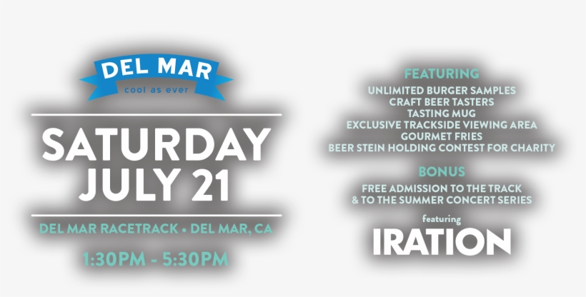Event Info - Del Mar Racetrack, transparent png download