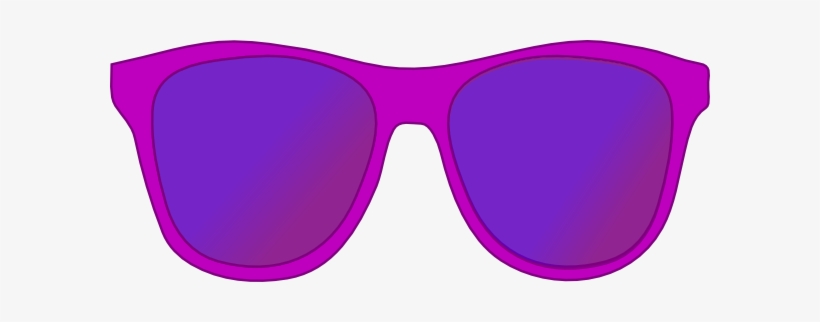 Pink Sunglasses Png - Purple Sunglasses Clipart, transparent png download
