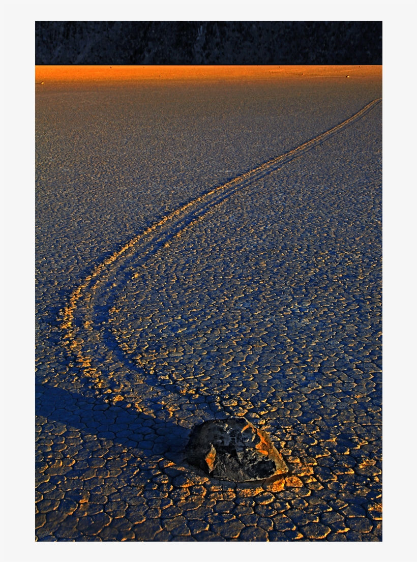 The Racetrack, Death Valley, California - Sailing Stones, transparent png download