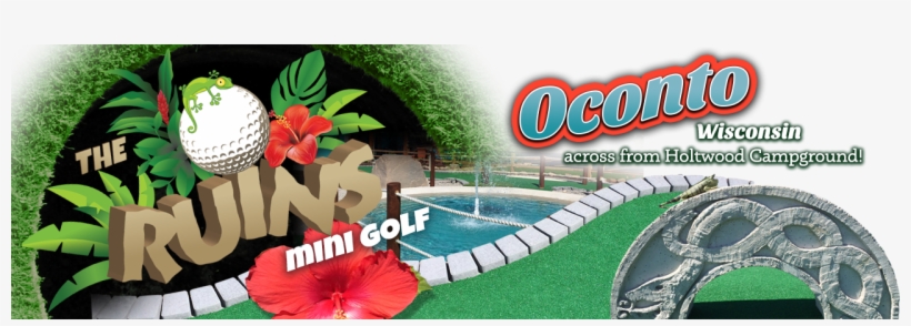The Ruins Miniature Golf Oconto Wisconsin - The Ruins Adventure Mini Golf & Ice Cream, transparent png download