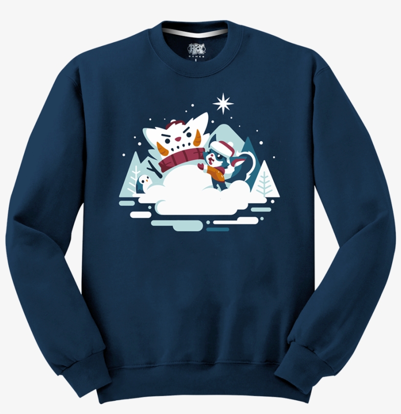 Snow Day Gnar Sweatshirt - Ohio University Crewneck Sweatshirts, transparent png download