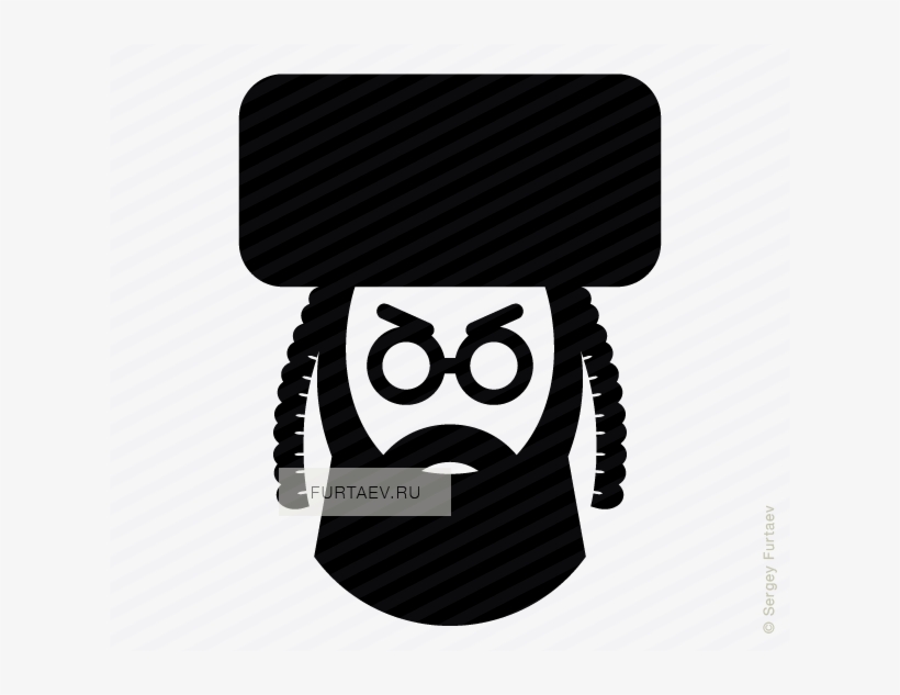 Orthodox Jew - Jew Vector, transparent png download