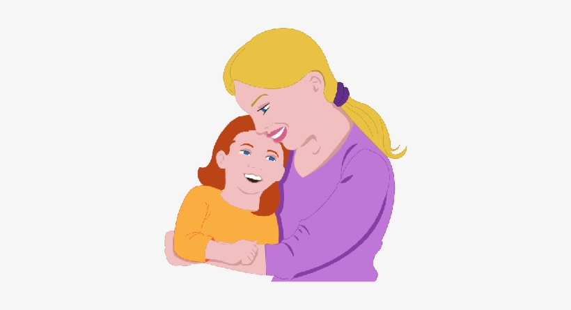 Mother And Daughter - Mother & Daughter Clipart, transparent png download