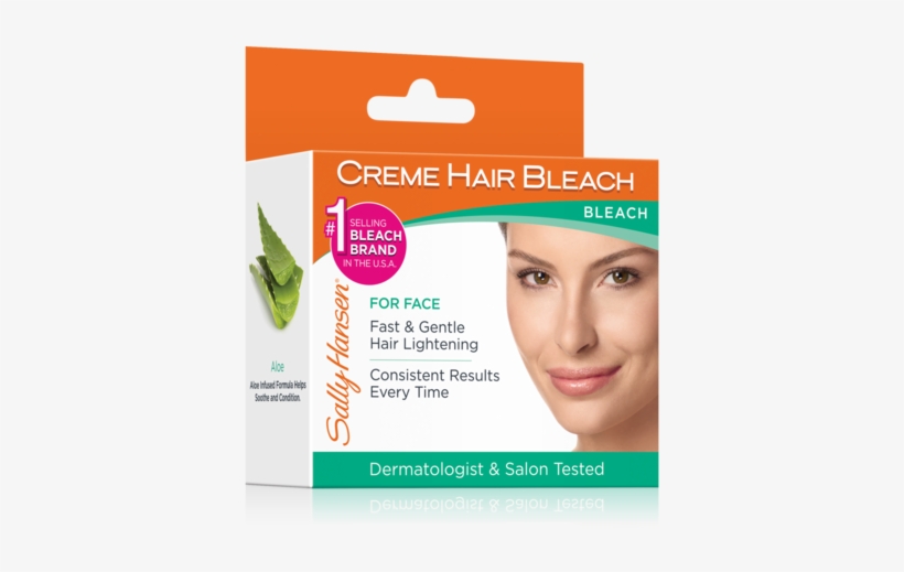 Gentle Formula With Comforting Aloe Vera And A Sweet - Sally Hansen Creme Hair Bleach, transparent png download