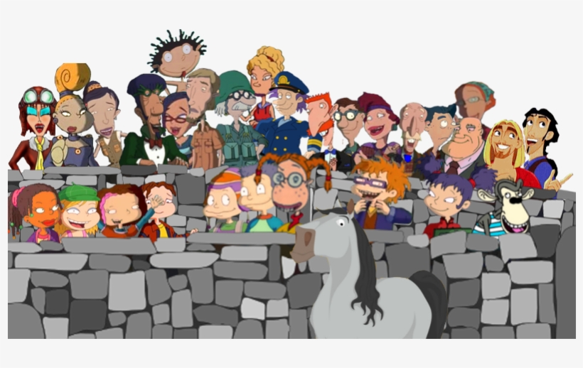 The Group Of Waterslide El Dorado - All Grown Up Movie Nickelodeon Movies Wikia, transparent png download
