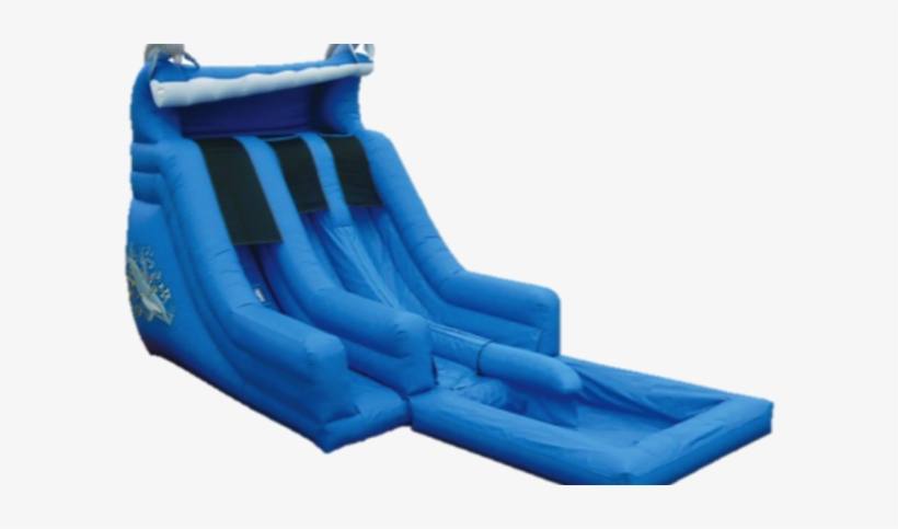 Double Lane Super Splash Down Rental - Blue Rushwater Slide Transparent, transparent png download