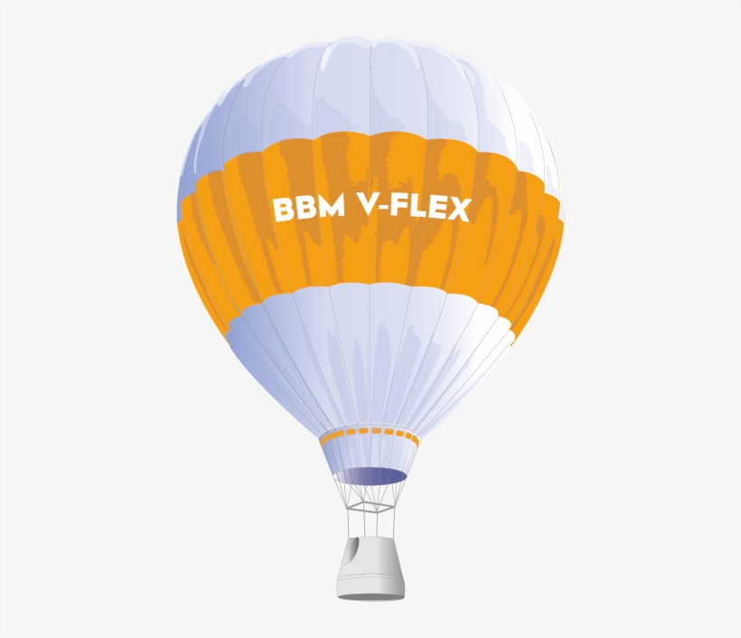 Bbm V-flex - Hot Air Balloon, transparent png download