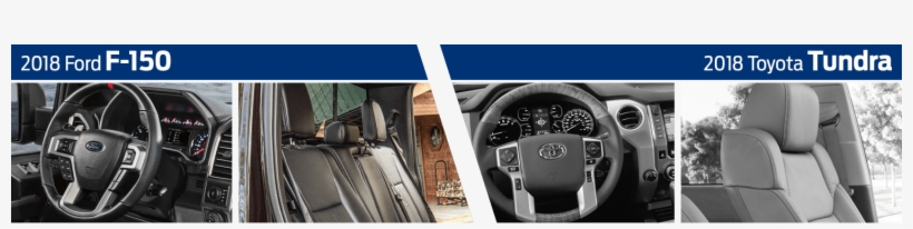 2018 Ford F-150 Vs 2018 Toyota Tundra Interior Comparison - Toyota Highlander, transparent png download