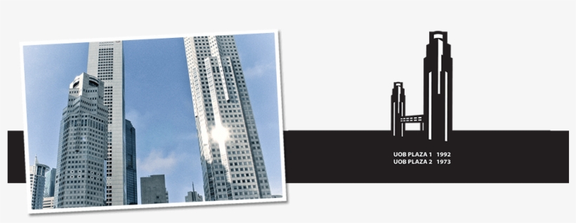 Uob Plaza 1 Is One Of The Tallest Buildings In Singapore - Building Uob Png, transparent png download
