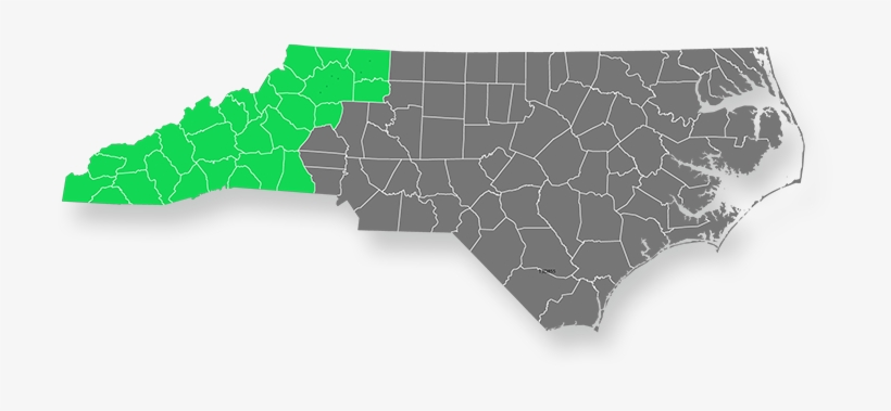 Mountain-region - North Carolina Throw Blanket, transparent png download