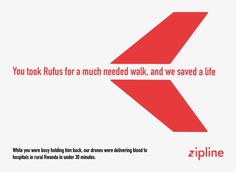 Zipline Printedads Final -01 - Zipline Drone, transparent png download