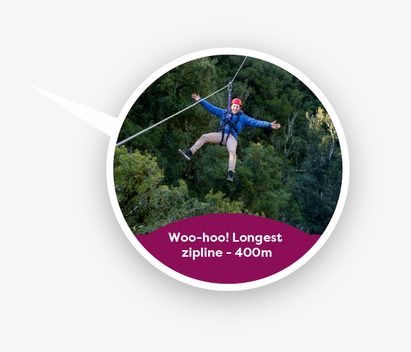 Longest Zipline 400m - Bungee Jumping, transparent png download