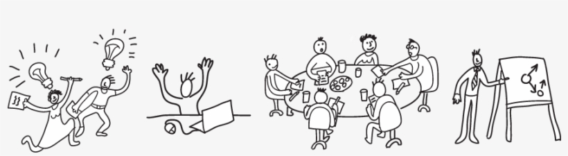 Founded In A Basement In 1979 With 1½ Employees, Epic - Sketch In People, transparent png download