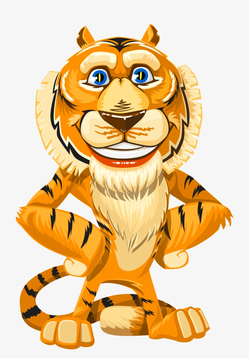 Tiger Vector Png Image - Tiger, transparent png download