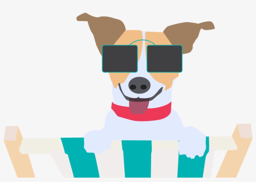 Illustration Dog - Dog Catches Something, transparent png download