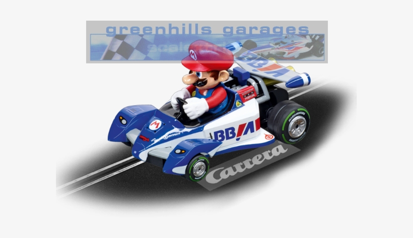 Mario Kart Circuit Special Mario 64092 Bnip - Carrera Go Mario Kart Slot Car Set 62431, transparent png download