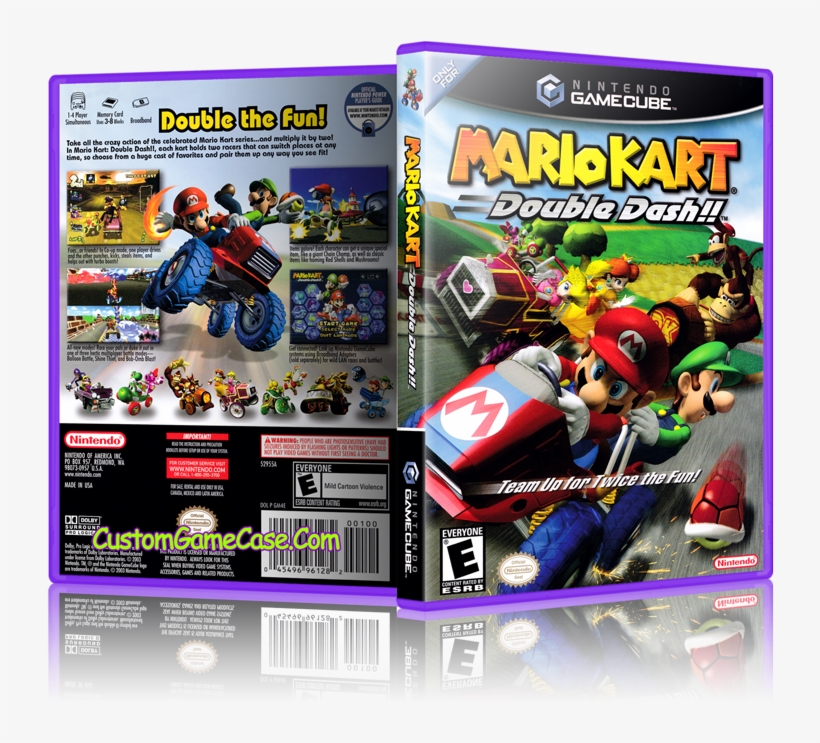 Mario Kart Double Dash Front Cover - Mario Kart Double Dash, transparent png download