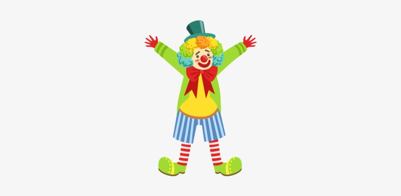Klaun 01 Ret Fw - Friendly Clown, transparent png download