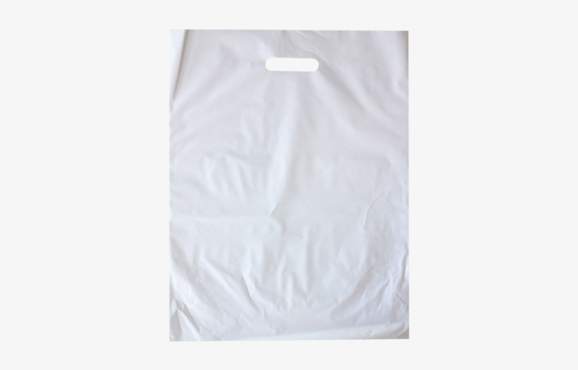 Extra Large White Plastic Bags With Die Cut Handles - Skirt, transparent png download