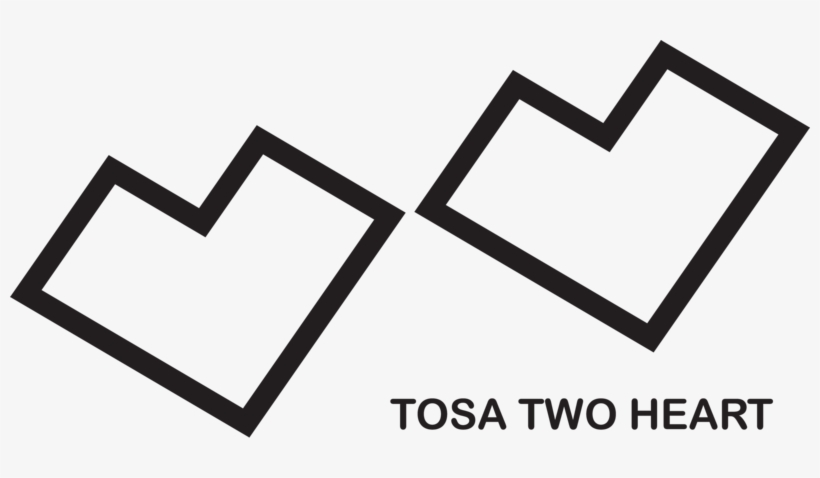 Tosa Two Heart - Design, transparent png download