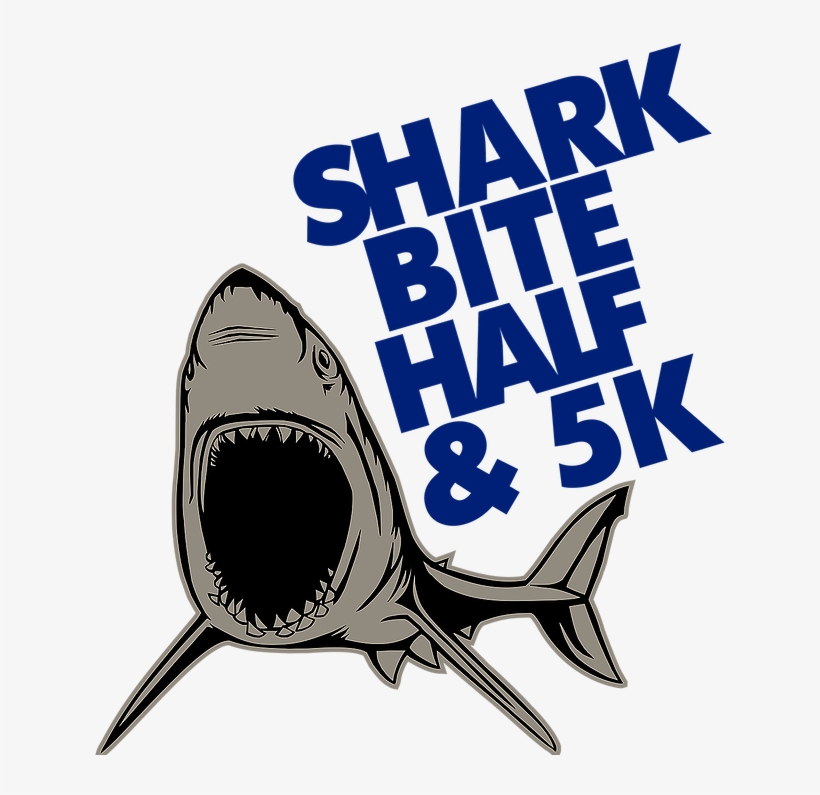Shark Bite Half Marathon & 5k - New Smyrna Beach, transparent png download