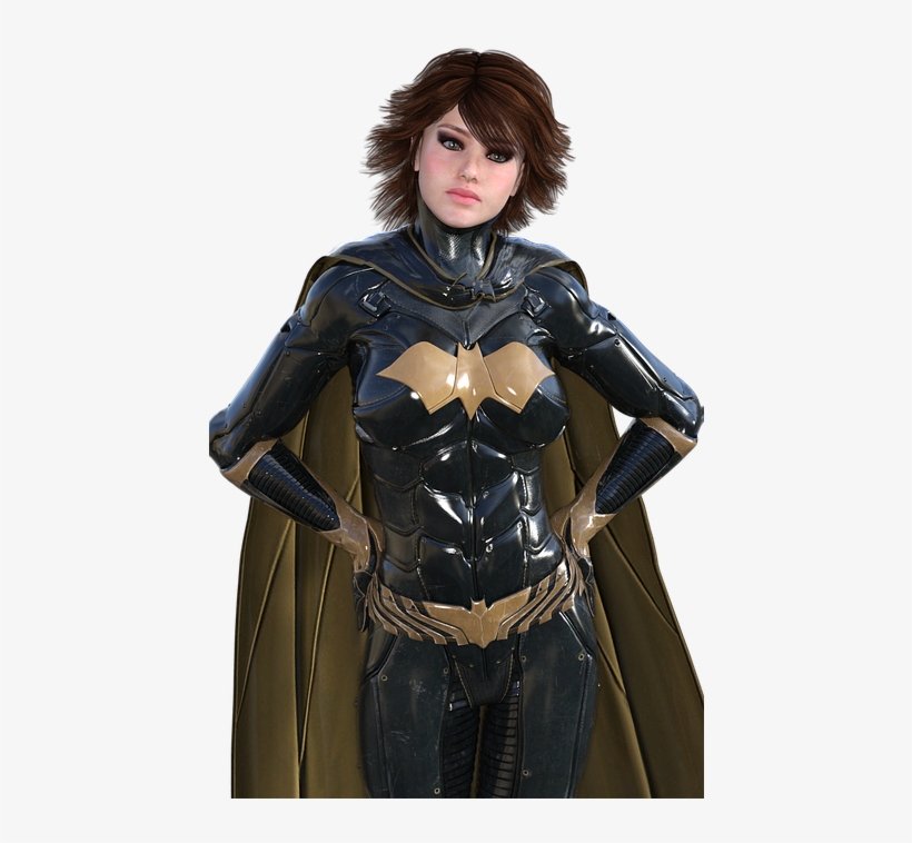 Bat Girl, Comic, Woman, Cgi, Cartoon, Character - Comics, transparent png download