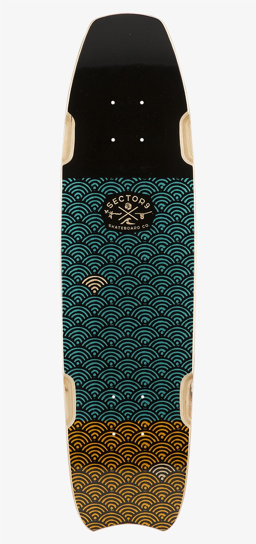 Shark Bite Deck - Sector 9 Tidal Shark Bite 29.5" Complete Cruiser -, transparent png download