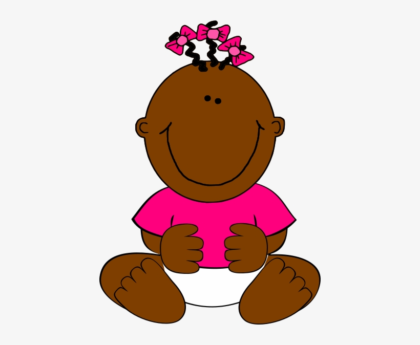 Clip Art Baby Girl Sitting, transparent png download