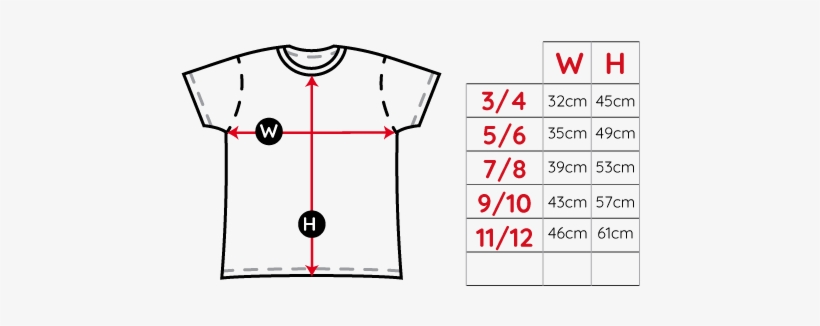 Unisex T-shirt - Medidas T Shirt Criança, transparent png download