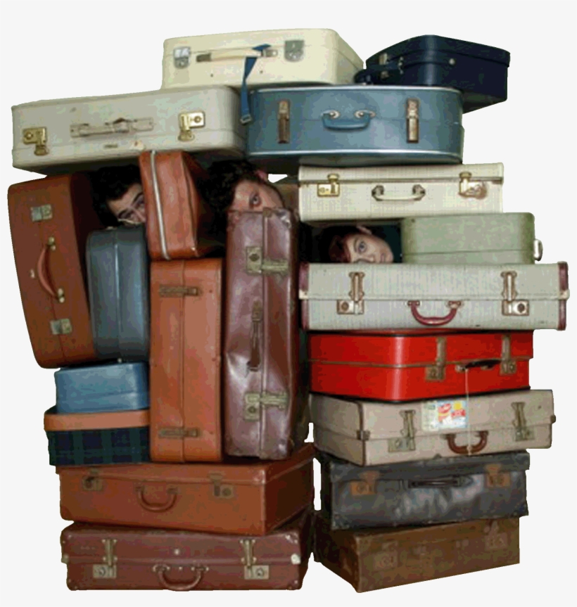 Suitcases - Baggage, transparent png download