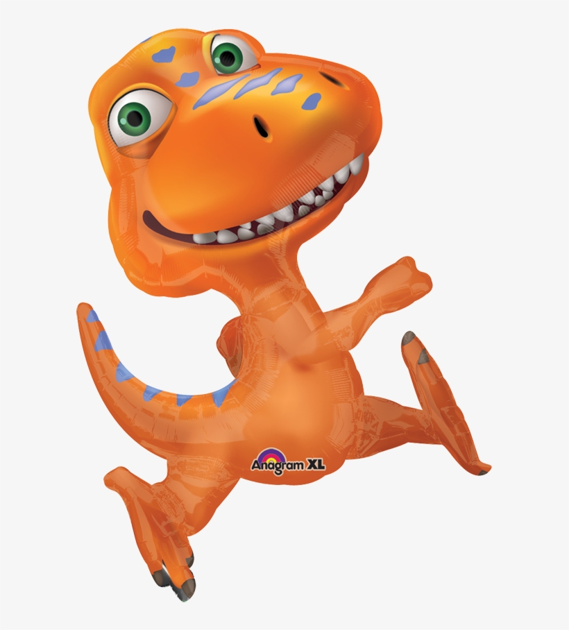 Dinosaur Egg Hatch Take Large Balloons And Put Little - Dinosaur Train Buddy Super Shape Foil Balloon, transparent png download