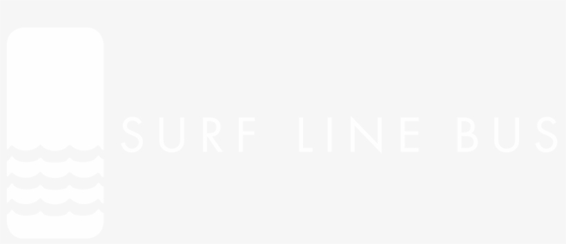 Surf Line Bus Logo White Horizontal - Darkness, transparent png download