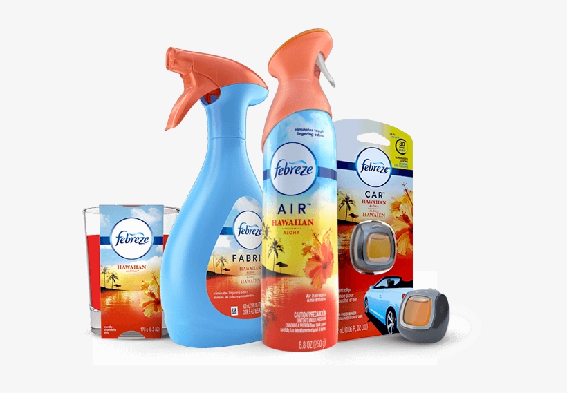 These Scents Are A Total Nose-pleaser - Febreze Car Air Freshener Vent Clip | Hawaiian Aloha, transparent png download