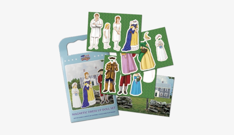 American Revolution Dress Up Doll Magnetic Set, transparent png download