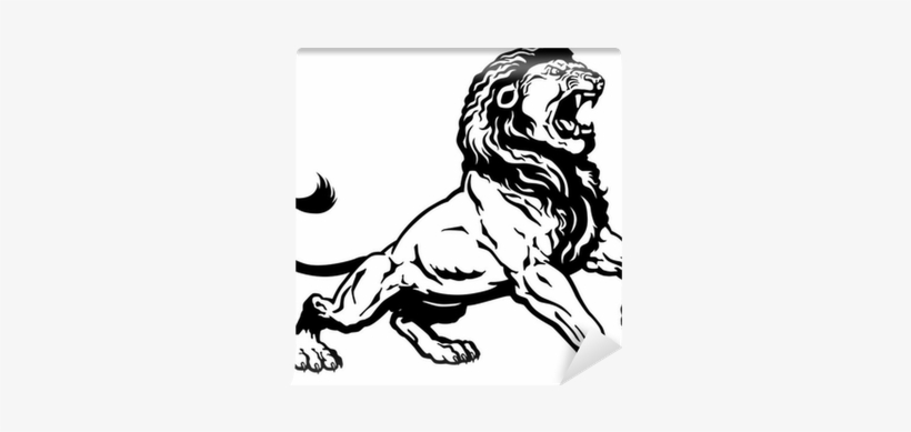 Angry Lion Png Images Download - Leo Zodiac Drawings, transparent png download