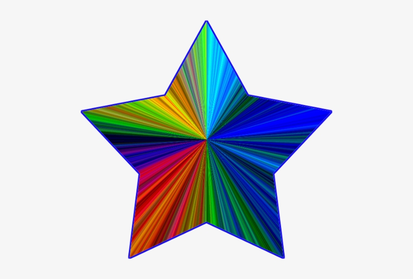 Clipart Info - Star Rainbow , transparent png download. 