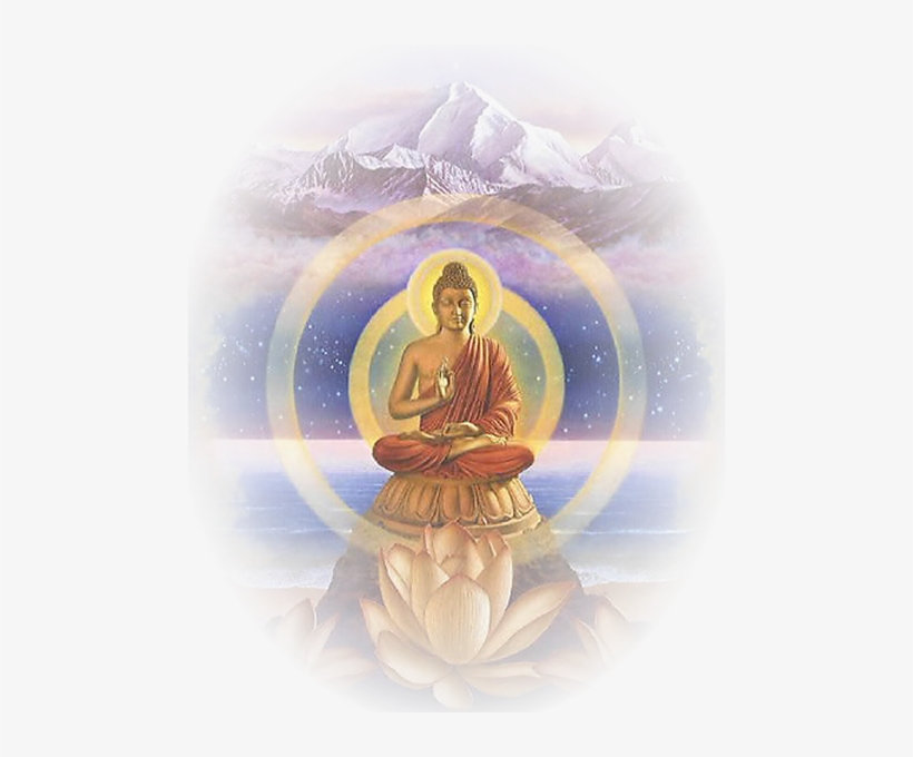 Animated Buddha Image - Buddha Paintings, transparent png download