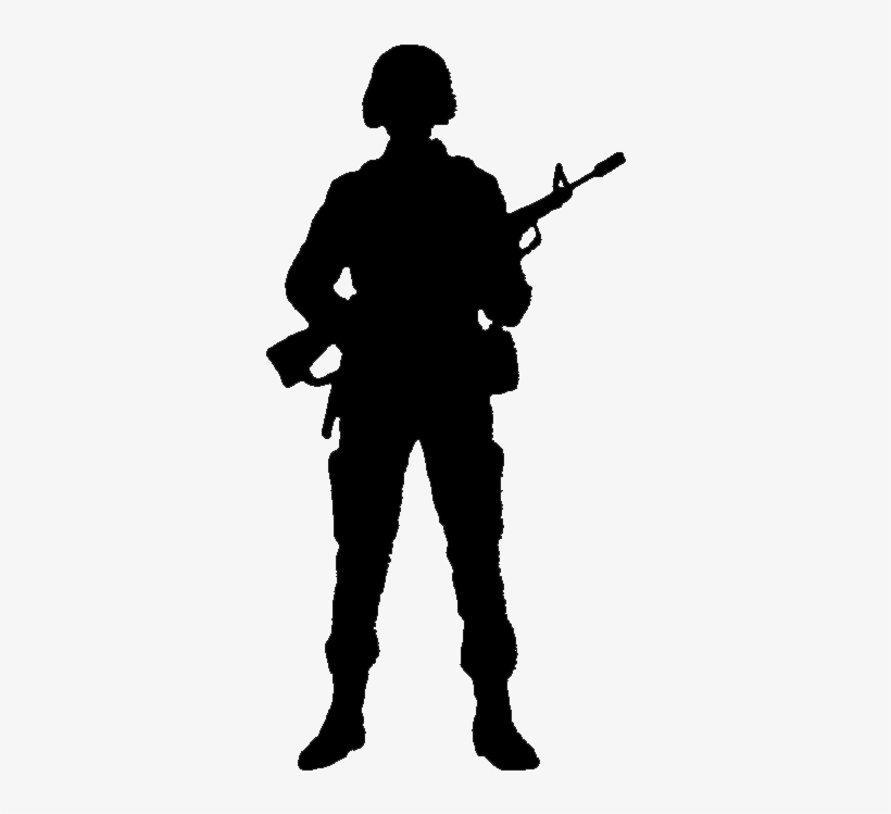 No Frame - Soldier Silhouette Png, transparent png download