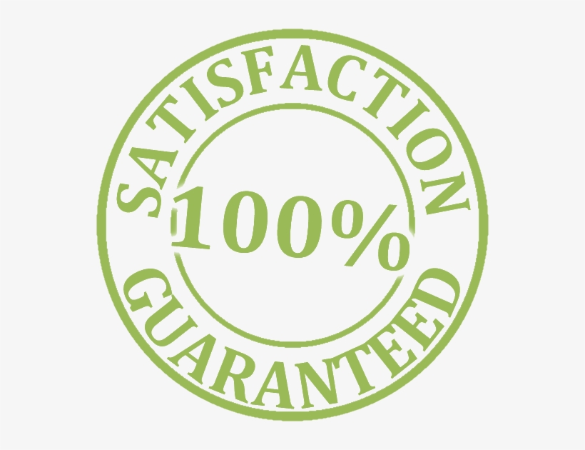Round Logo - 100 Satisfaction Guarantee Green, transparent png download