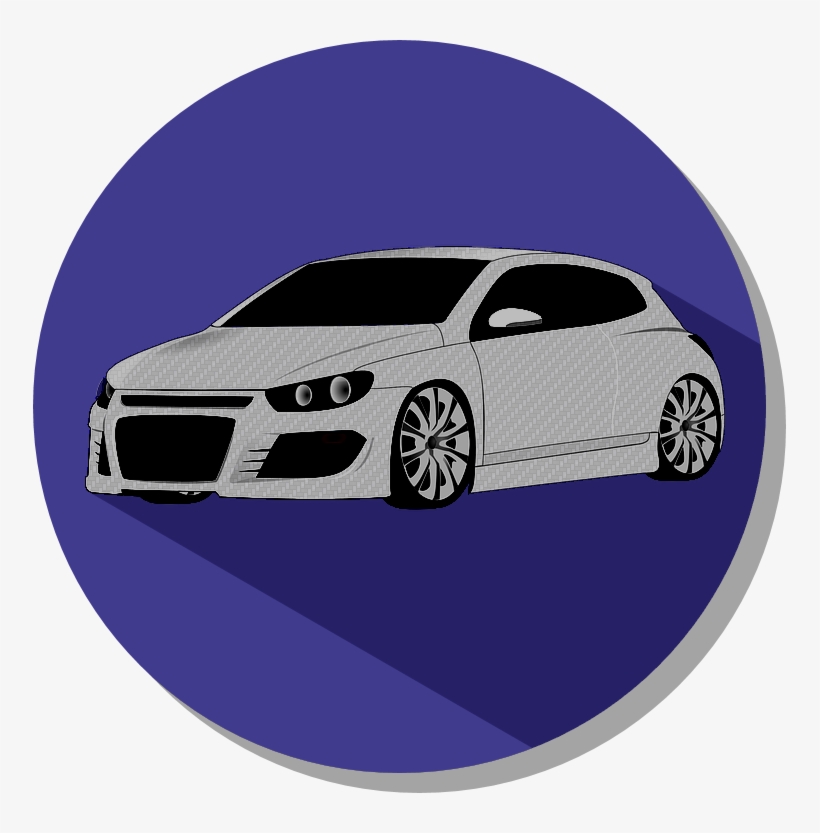 Carbon Fiber Car Wraps - Hpa Scirocco, transparent png download