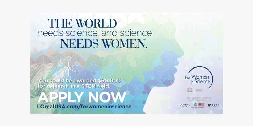 L'oreal For Women In Science Fellowship - Statistical Graphics, transparent png download