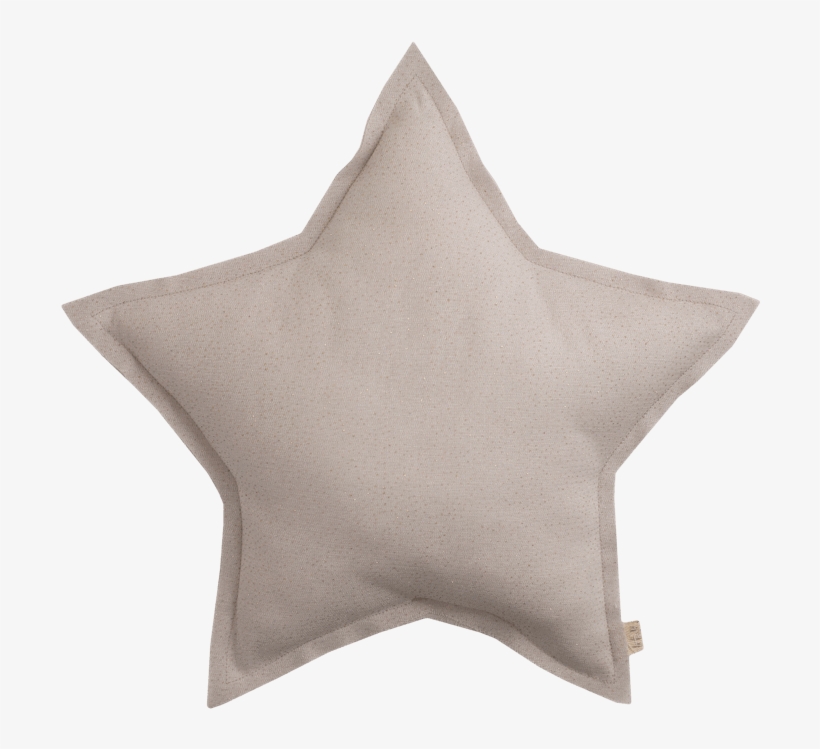 Sparkling Tulle,cotton Star Cushion - Numero 74 Stjernepute, Small - Powder W. Gold, transparent png download