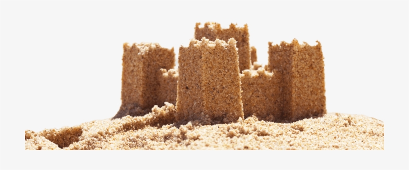Sand Castle Four Towers - Beach Sandcastles, transparent png download