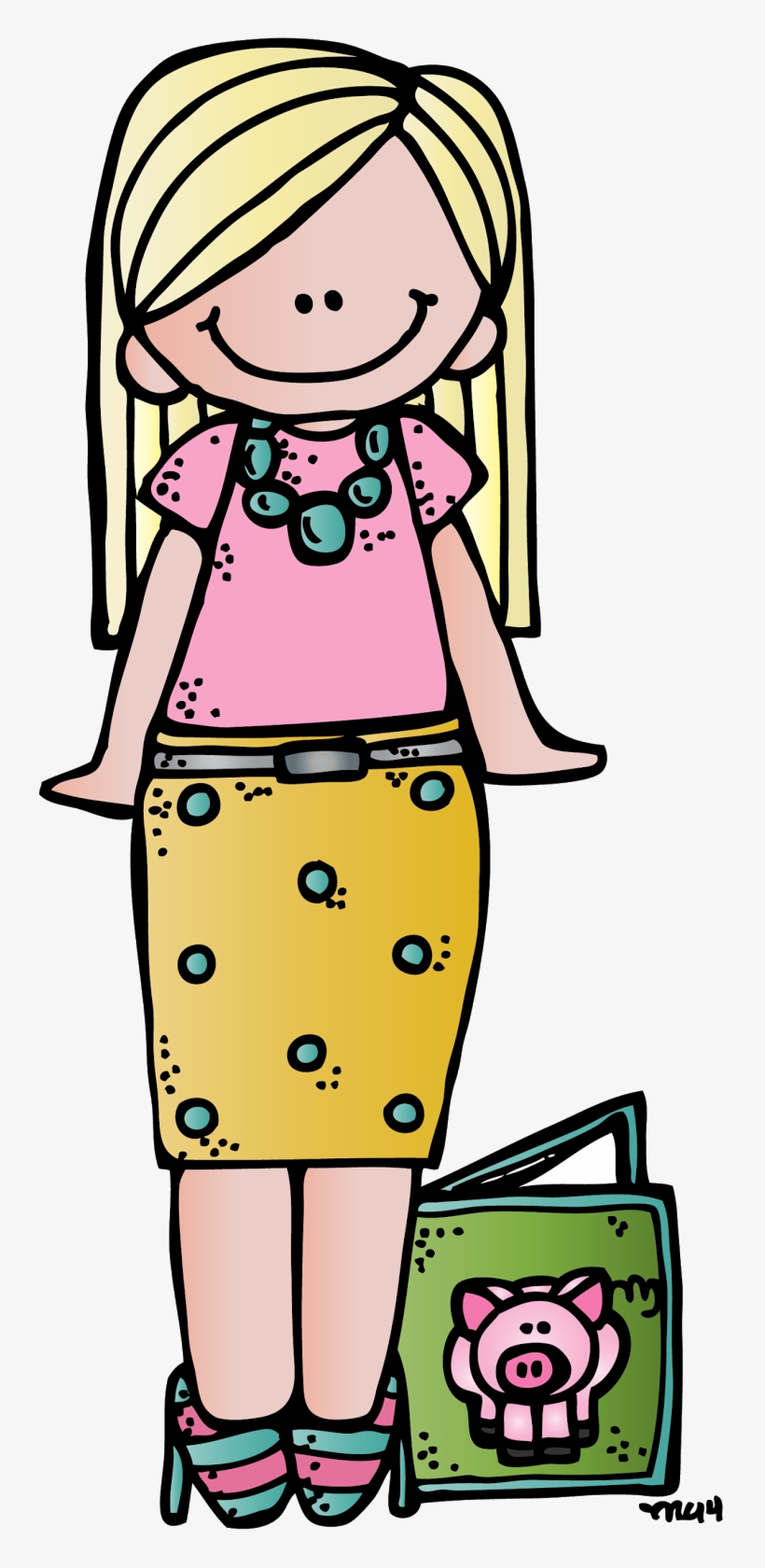 I Decided I Wanted My Very Own Melonheadz Mini-me - Melonheadz Teacher Blonde, transparent png download